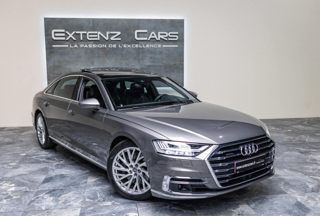 Audi A8L Grise 3-4 av d