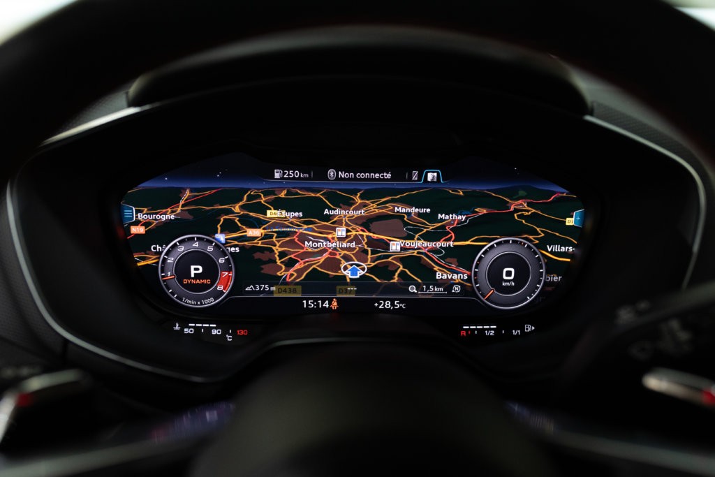Audi TT RS Noir Interieur 25