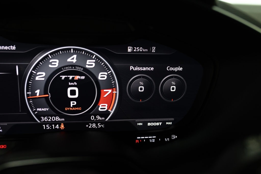 Audi TT RS Noir Interieur 27