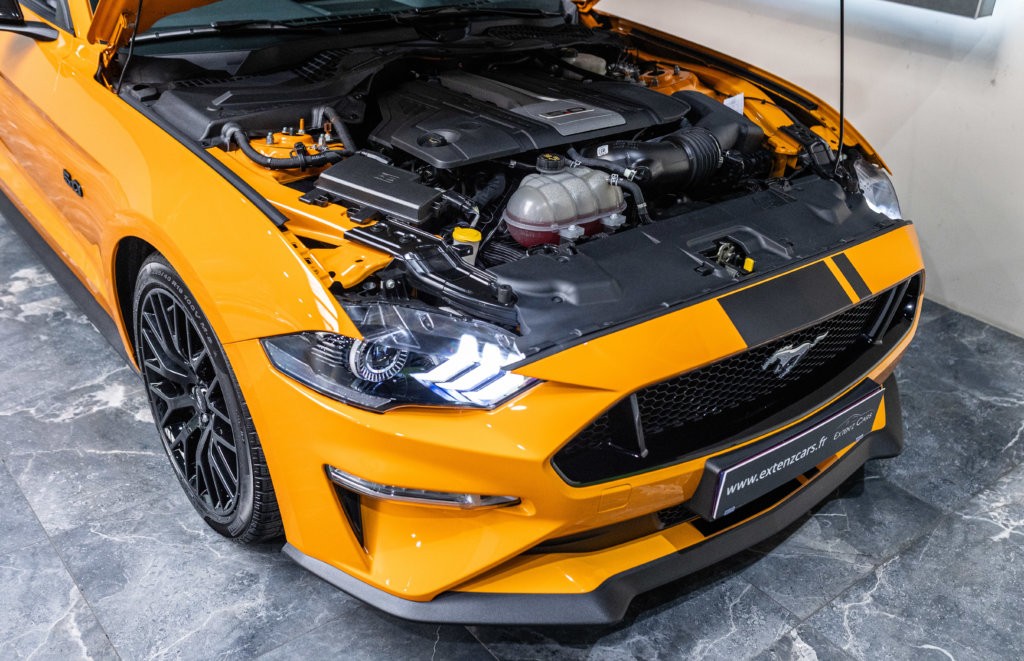 Mustang Orange 2019 Moteur
