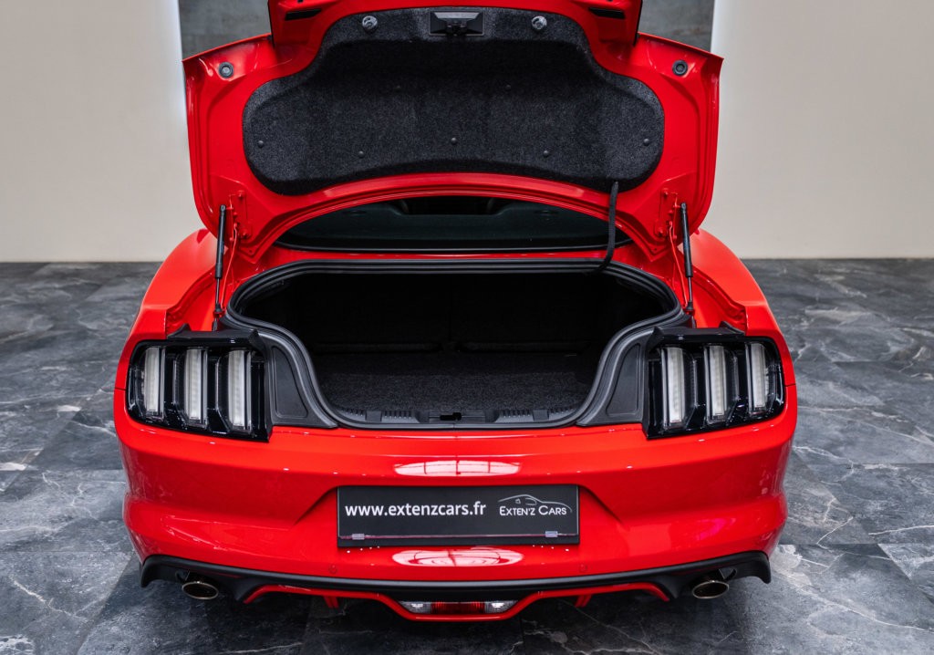 Mustang Rouge Black Shadow Coffre