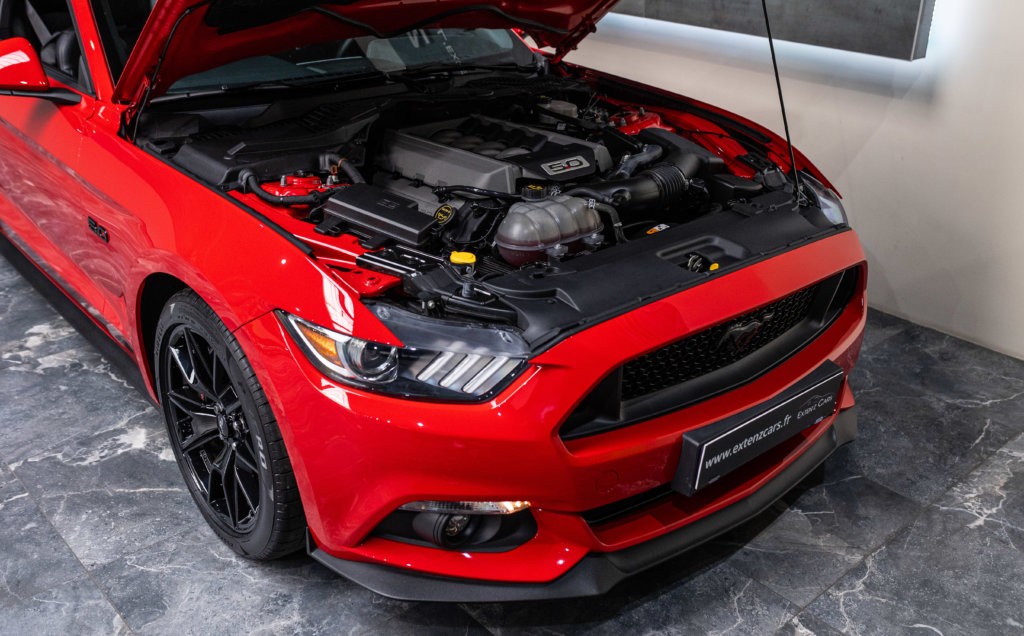 Mustang Rouge Black Shadow Moteur
