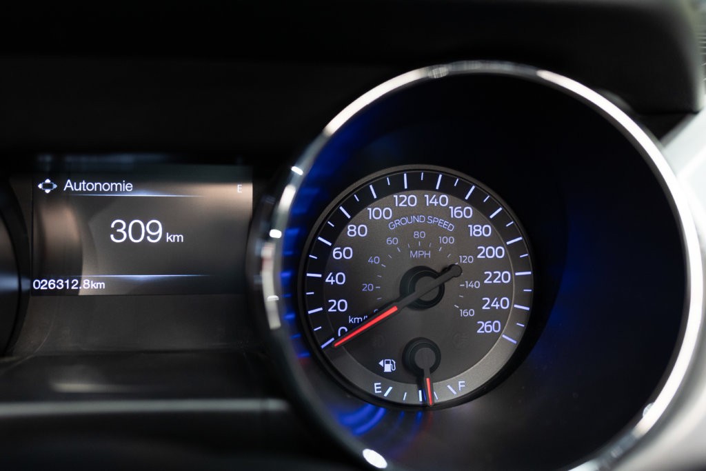 Mustang Rougre Cab Sync 2 Meca Interieur 25