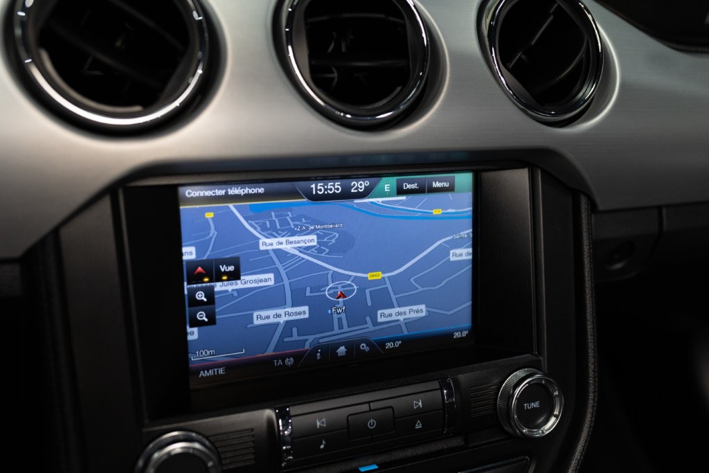 Mustang Rougre Cab Sync 2 Meca Interieur 28