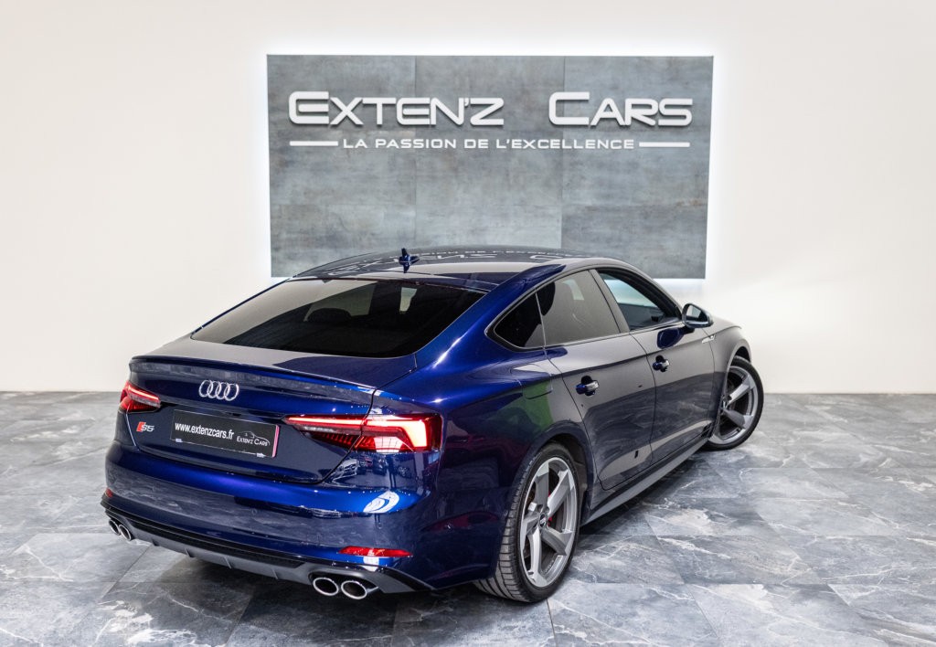 Audi S5 Berline Bleu 3-4 ar d