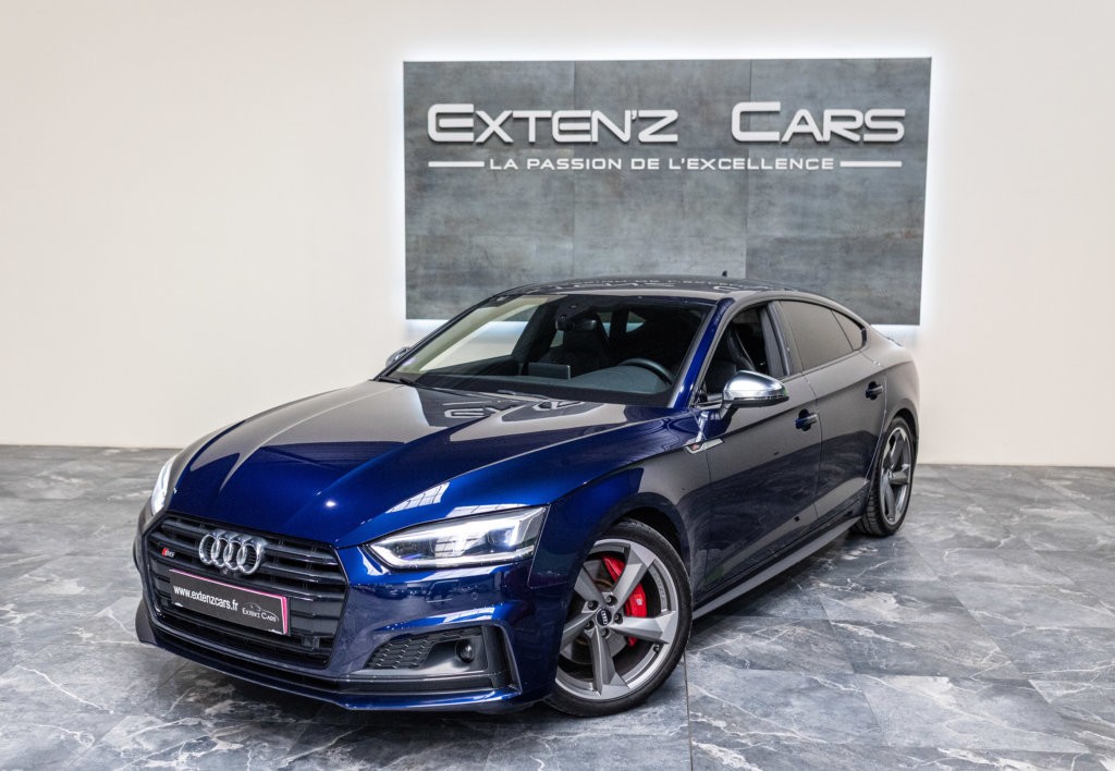 Audi S5 Berline Bleu 3-4 av g
