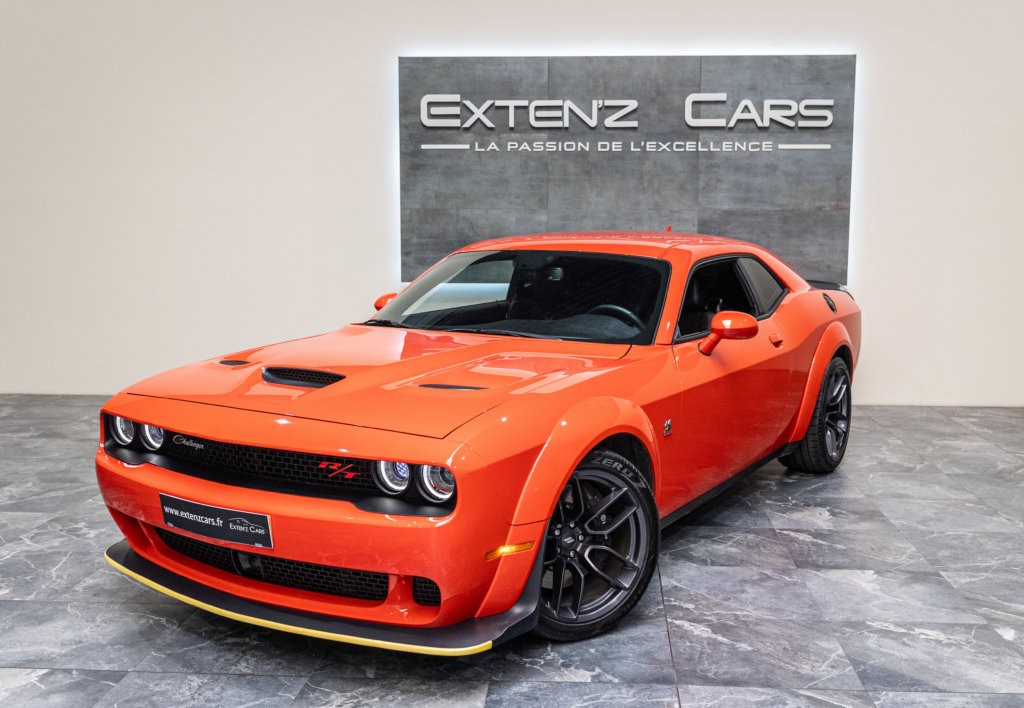 Dodge Challenger RT Orange Wide 3-4 av g