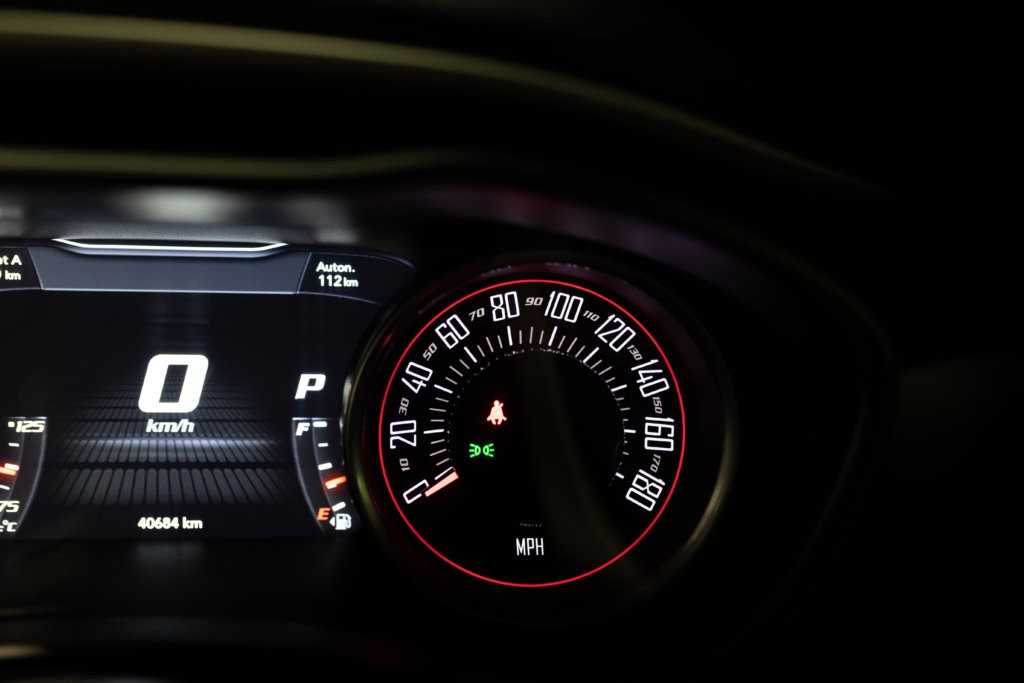 Dodge Challenger RT Orange Wide Interieur 29