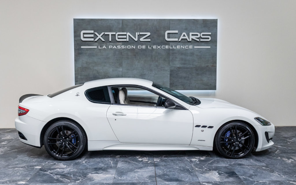 Maserati GranSport Blanche lateral