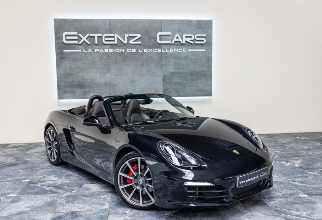 Porsche Boxster S Capote Brun 3-4 av d