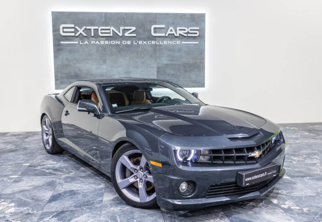 Camaro Grise Interieur Brun 3-4 av d