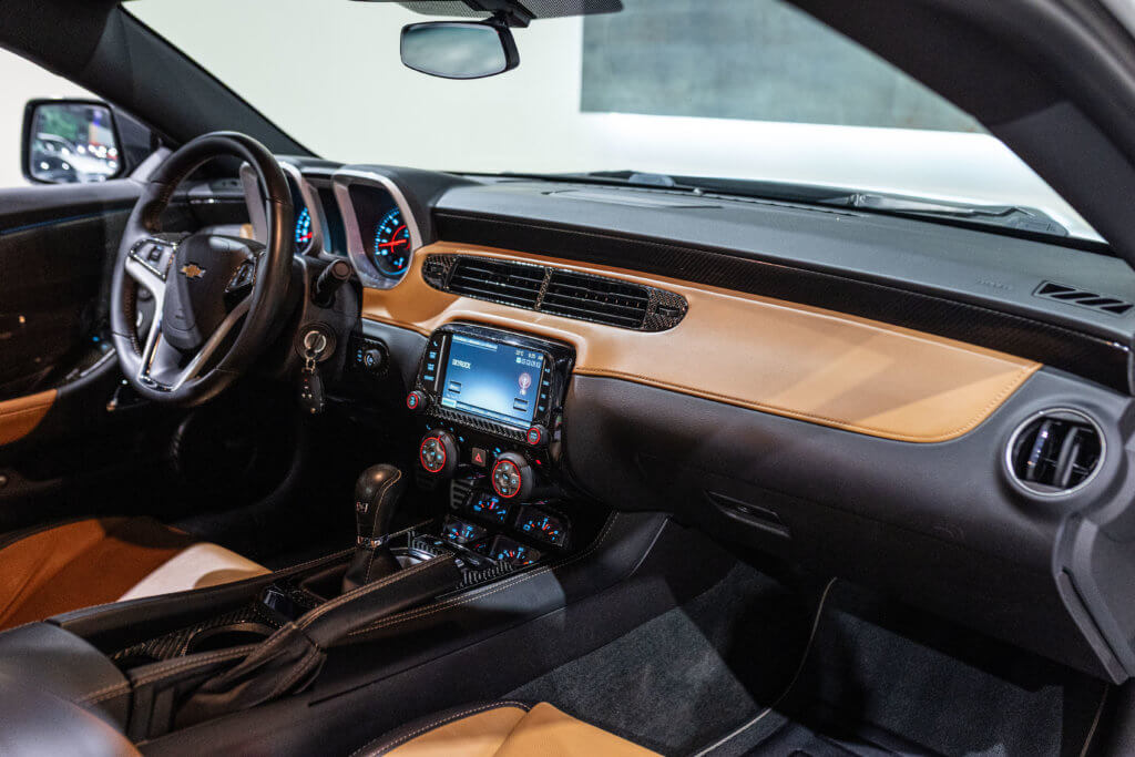 Camaro Grise Interieur Brun Interieur 11