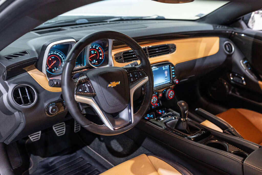 Camaro Grise Interieur Brun Interieur 6